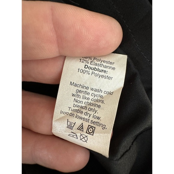 MADEWELL Fit And Flare A-line Dress Classic Modest in Black XS 2 MINT - Picture 5 of 9